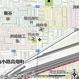 京都府京都市下京区梅小路東中町33周辺の地図