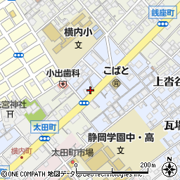 静岡県静岡市葵区巴町31周辺の地図