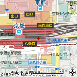 カランコロン　京都・京都駅八条口店周辺の地図