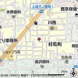 京都府京都市西京区上桂三ノ宮町25-4周辺の地図