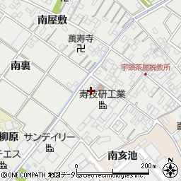 愛知県安城市宇頭茶屋町南裏54周辺の地図