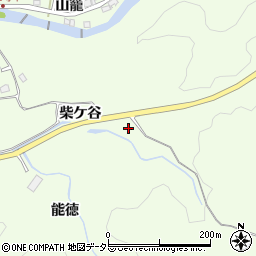 愛知県岡崎市滝町岡楽周辺の地図