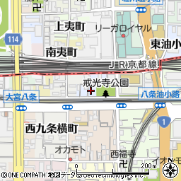 京都府京都市南区西九条戒光寺町6周辺の地図