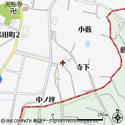 愛知県大府市吉田町寺下22周辺の地図