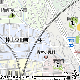 京都府京都市西京区桂上豆田町23周辺の地図