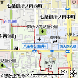 京都府京都市下京区七条御所ノ内本町37周辺の地図