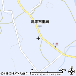 愛知県新城市布里登り小名周辺の地図