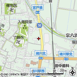 愛知県知多郡東浦町緒川屋敷壱区7-1周辺の地図