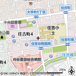 愛知県刈谷市住吉町4丁目22周辺の地図