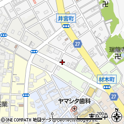 マツナガカットスタジオ周辺の地図