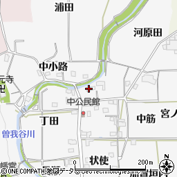 京都府亀岡市曽我部町中前通20周辺の地図