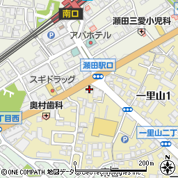 京都中央信用金庫瀬田支店周辺の地図