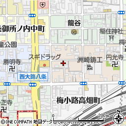 〒600-8854 京都府京都市下京区梅小路西中町の地図