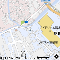 静岡県静岡市清水区駒越北町9周辺の地図
