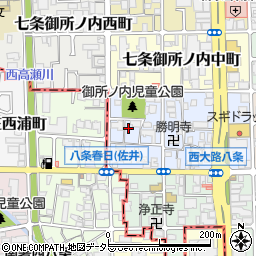 京都府京都市下京区七条御所ノ内本町35周辺の地図