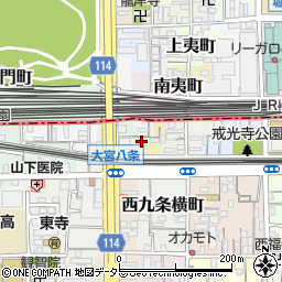 京都府京都市南区西九条小寺町9周辺の地図