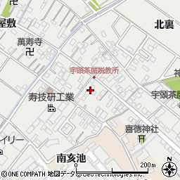 愛知県安城市宇頭茶屋町南裏8周辺の地図