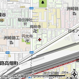 京都府京都市下京区梅小路東中町78周辺の地図