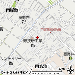 愛知県安城市宇頭茶屋町南裏23周辺の地図
