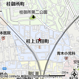 京都府京都市西京区桂上豆田町14周辺の地図