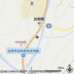 広島県庄原市比和町比和988周辺の地図
