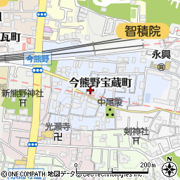中井白金堂修理工房周辺の地図