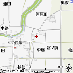 京都府亀岡市曽我部町中中筋5-3周辺の地図