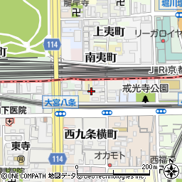 京都府京都市南区戒光寺町5周辺の地図