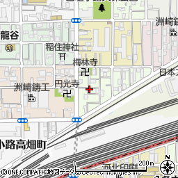 京都府京都市下京区梅小路東中町74周辺の地図