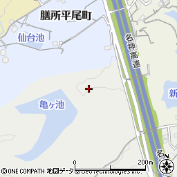 滋賀県大津市膳所雲雀丘町周辺の地図