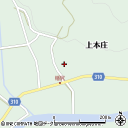 兵庫県三田市上本庄439周辺の地図