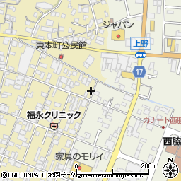 兵庫県西脇市西脇27周辺の地図