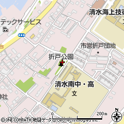 折戸公園周辺の地図