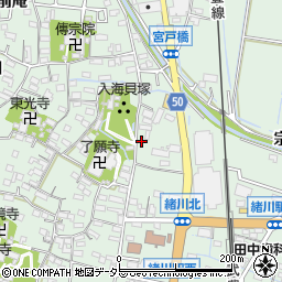 愛知県知多郡東浦町緒川屋敷壱区39-2周辺の地図