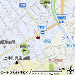 有限会社川名石油店周辺の地図