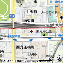 京都府京都市南区戒光寺町187周辺の地図