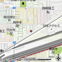 京都府京都市下京区梅小路東中町99周辺の地図