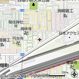 京都府京都市下京区梅小路東中町94周辺の地図