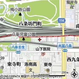 京都府京都市南区八条町479周辺の地図