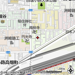 京都府京都市下京区梅小路東中町20周辺の地図