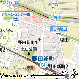 愛知県刈谷市野田新町周辺の地図