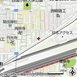 京都府京都市下京区梅小路東中町100-1周辺の地図