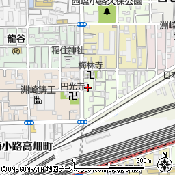 京都府京都市下京区梅小路東中町29周辺の地図