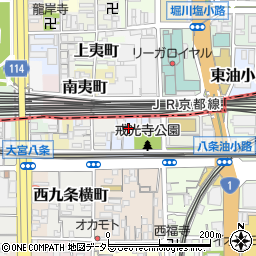 京都府京都市南区西九条戒光寺町14周辺の地図