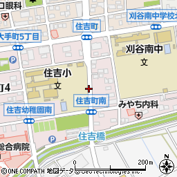 愛知県刈谷市住吉町周辺の地図