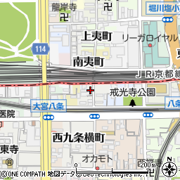 京都府京都市南区戒光寺町186周辺の地図