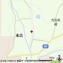兵庫県三田市末吉116-2周辺の地図