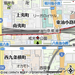 京都府京都市南区西九条戒光寺町20周辺の地図