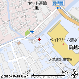 静岡県静岡市清水区駒越北町8-63周辺の地図