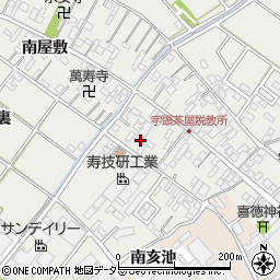 愛知県安城市宇頭茶屋町南裏21周辺の地図